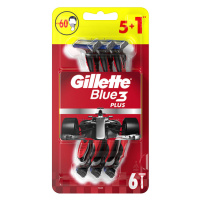 Gillette Blue3 Nitro Pánské Pohotové Holítko, 5+1 ks