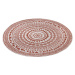NORTHRUGS - Hanse Home koberce Kusový koberec Twin Supreme 105427 Coron Cayenne kruh – na ven i 