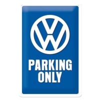 Plechová cedule Volkswagen VW - Parking Only, 20 × 30 cm