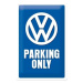 Plechová cedule Volkswagen VW - Parking Only, (20 x 30 cm)