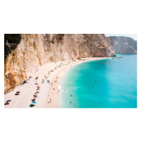 Fotografie small natural beach in Greece with, taniaphotography, 40 × 22.2 cm