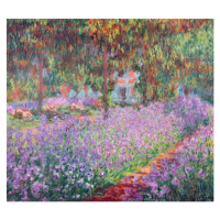 Claude Monet - Obrazová reprodukce The Artist's Garden at Giverny, 1900, (40 x 35 cm)