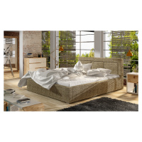 Postel Belluno - dřevěný rám postele Rozměr: 200x200 cm, látka: Berlin 03