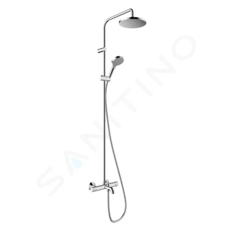 Hansgrohe 26079000 - Sprchový set Showerpipe 200 s vanovým termostatem, EcoSmart, chrom