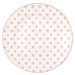 Růžový porcelánový dezertní talíř Green Gate Laurie, ø 20,5 cm