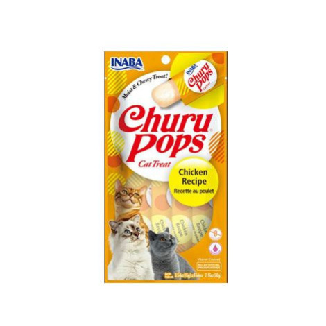 Churu Cat Pops pamlsky pro kočku kuře 4x15g