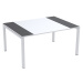 Paperflow Konferenční stůl easyDesk®, v x š x h 750 x 1500 x 1160 mm, bílá/antracitová