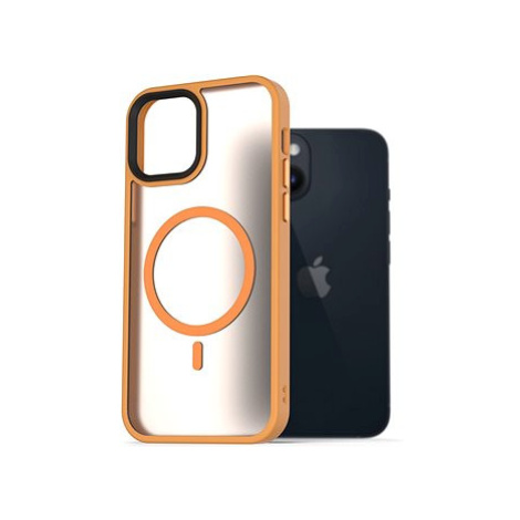 AlzaGuard Matte Case Compatible with MagSafe pro iPhone 14 žlutý