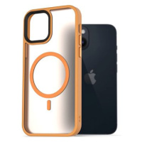 AlzaGuard Matte Case Compatible with MagSafe pro iPhone 14 žlutý