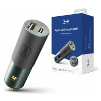 3mk Hyper Car Charger 100W nabíječka do auta, USB-A/USB-C (PD)