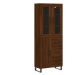 vidaXL Skříň highboard hnědý dub 69,5 x 34 x 180 cm kompozitní dřevo