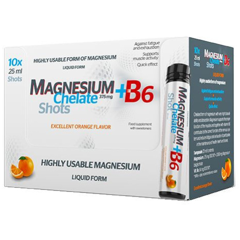 Salutem Magnesium Chelate + B6 orange ampule 10x25 ml SALUTEM Pharma