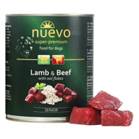 Nuevo Dog Senior Lamb&Beef/Oat Flakes - 800g