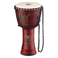 Meinl PADJ1-L-G Travel Rope Tuned Djembe Goat Head 12” - Pharaoh's Script