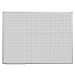 eurokraft basic Rastrová tabule, bílý lak, š x v 1200 x 900 mm, rastr 10 x 10 / 50 x 50 mm