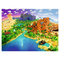 Ravensburger 04332 Minecraft: Svět Minecraftu 1500 dílků