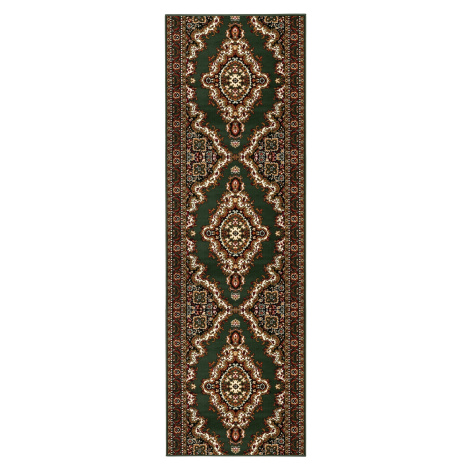 Alfa Carpets  Běhoun na míru TEHERAN T-102 green - šíře 80 cm