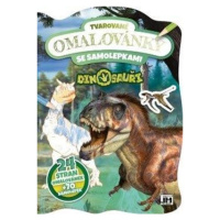 Dinosauři - Tvarované omalovánky se samolepkami JIRI MODELS a. s.