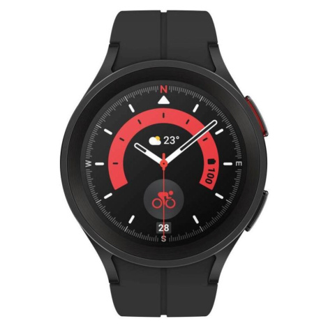 Chytré hodinky Samsung Galaxy R925 Watch5 Pro 45 mm LTE (SM-R925FZKAEUE) / 1,36" (3,5 cm) Super 