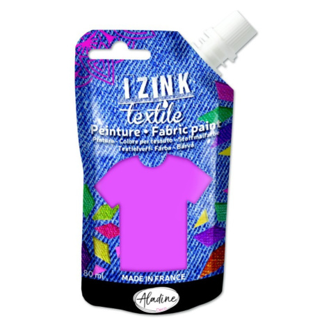 Textilní barva Aladine Izink Textile 80 ml - rose pale světle růžová Aladine