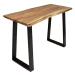 Barový stůl Manos 120x97x53 cm (ořech, černá)