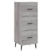 vidaXL Skříň highboard šedá sonoma 34,5 x 34 x 180 cm kompozitní dřevo