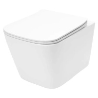 07RA REA-C9660 ZAVESNE WC RAUL RIMLESS DUROPLAST WHITE