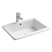 Zápustné umyvadlo Ideal Standard Strada 59,5x43,5 cm bez otvoru pro baterii K078001