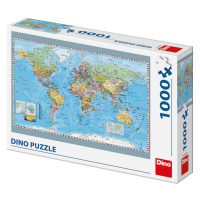 Dino Politická mapa světa 1000D