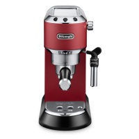 Pákový kávovar DeLonghi EC 685.R DEDICA / 1450 W / 15 bar / 1,2 l / červená / ZÁNOVNÍ