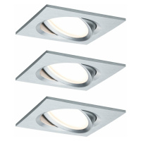 PAULMANN Vestavné svítidlo LED Nova Plus hranaté 3x6,8W hliník výklopné stmívatelné 936.80 P 936