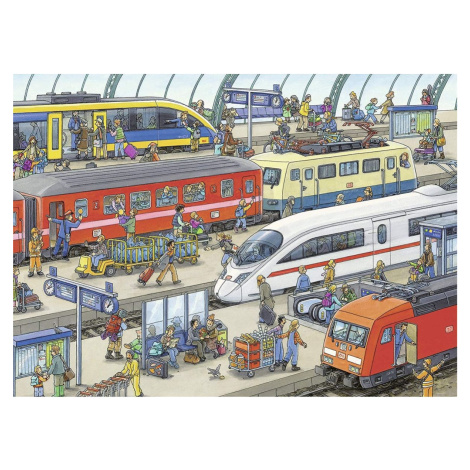 Ravensburger Puzzle 96107 Železniční stanice 60 dílků