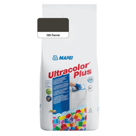 Spárovací hmota Mapei Ultracolor Plus černá 2 kg CG2WA MAPU2120
