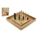 Piškvorky 3D podstavec + kuličky dřevo společenská hra v krabici
