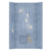 Ceba Baby Podložka 2-hranná Denim Style Shabby modrá měkká 70 x 50