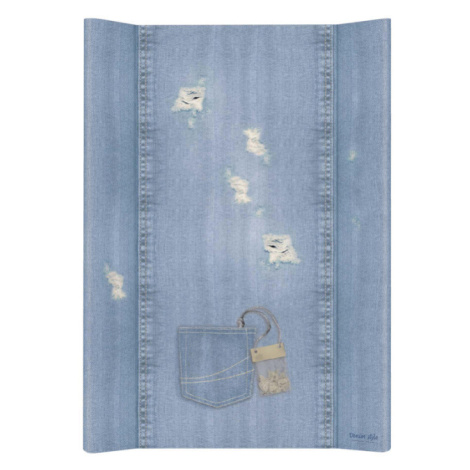 Ceba Baby Podložka 2-hranná Denim Style Shabby modrá měkká 70 x 50