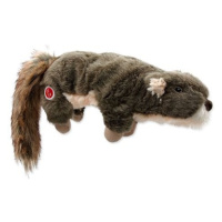 DOG FANTASY hračka plush pískací veverka 45 cm