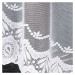 Dekorační oblouková krátká záclona na žabky DORIANA 160 bílá 400x160 cm MyBestHome