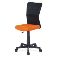 Dětská kancelářská židle TRUSKA, oranžová / černá