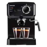 Pákový kávovar Espresso Sencor SES 1710BK / 1100 W / 1,5 l / 15 bar / černá Varianta: ivi3