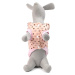 Vsepropejska Sweet růžová bunda pro psa se srdíčky Barva: Růžová, Délka zad (cm): 40, Obvod hrud