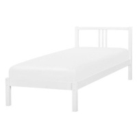 BELIANI postel VANNES 90 × 200 cm, dřevěná, bílá