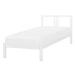 BELIANI postel VANNES 90 × 200 cm, dřevěná, bílá