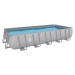 Obdélníkový zahradní bazén s filtrací a žebříkem 540 x 250 x 100 cm