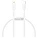 Kabel USB-C na Lightning Baseus Superior Series, 20W, PD, 0,25 m (bílý)