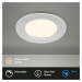 BRILONER LED vestavné svítidlo, 11,5 cm, 6W, 600lm, matný chrom BRI 7049014
