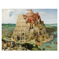 Obrazová reprodukce Tower of Babel (1563), Pieter the Elder Bruegel, 40 × 30 cm