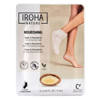 IROHA NATURE Maska na nohy Argan & Macadam 2 × 9 ml