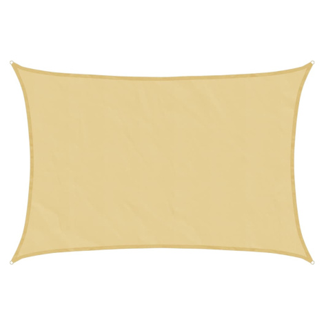 vidaXL Stínicí plachta písková 5x4 m 100% polyester oxford