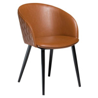 Hnědá koženková židle DAN-FORM Denmark Dual